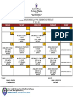 Mapeh Supervisory Plan - March