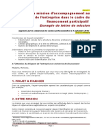 Financement Participatif CROWDFUNDING LETTRE DE MISSION 23092022