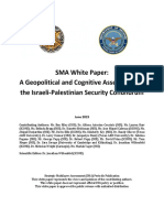 A Geopolitical and Cognitive Assessment of The Israeli Palestinian Security Conundrum PDF