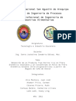 Obtención de Fibra Dietética A Partir de Bagazo de Caña