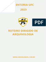 Roteiro Dirigido de Arquivologia