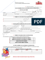 Planilla para La Solicitud de Reserva de Nombre para Las Organizacion Socioproductivas Empresas D