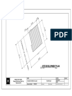 Roadright of Way (6.50 M. Wide) : Site Development Plan