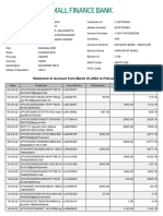 Statement of Account From March 01,2022 To February 28,2023