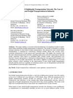 Policy Evaluation of Multimodal Transportation Network, The Case of Inter Island Freight Transportation in Indonesia