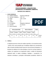 Silabo de Microbiologia Ambiental