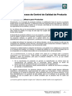 Unidad 4: Proceso de Control de Calidad de Producto