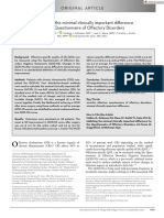 Int Forum Allergy Rhinol - 2018 - Mattos - Establishing The Minimal Clinically Important Difference For The Questionnaire