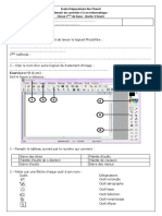 Partie Théorique:: Ecole Préparatoire Ibn Charaf Devoir de Contrôle N°2 en Informatique Classe 7 de Base - Durée 1 Heure