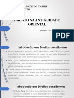 3 - Direito Na Antiguidade Oriental - Parte I