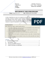 Algorithm Strategies A LEVEL 9A