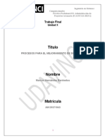 TF U10 Procesos para El Mejoramiento de Software - MHB