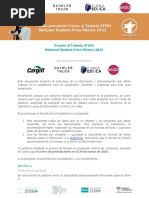 Guia de Postulacion 2022 National Student Prize Mexico PDF