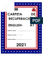 Carpeta de Recuperacion 4 Grado - 2021