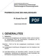 Pharmacologie Analgésiques 2019