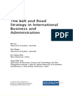 The Belt and Road Strategy in International Business and Administration