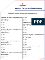 4 2 Mathematical Operation Questions For SSC & Railway Exams PDF