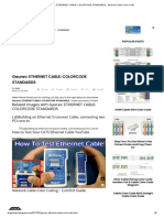 Gaurav - ETHERNET CABLE - COLORCODE STANDARDS - Ethernet Cable Color Code