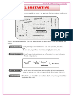 Clasificacion Del Sustantivo para Segundo de Secundaria