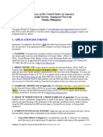 US Visa Application - Manila PDF