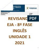 EJA 8 Ingles Aprendendo Mais PAE Vol 1 Campos PDF