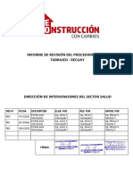 Recuay - Informe Revisión Procedimiento de Tarrajeo SUPERESTRUCTURA Rev.02