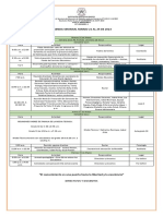 Agenda Semanal Marzo 21 Al 24 de 2023