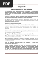 Chapitre 4 Représentation Des Salariés