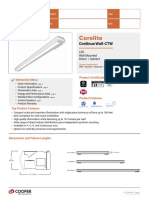 Corelite Continua CTW Led Specsheet