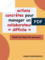 70 Actions Pour Manager Un Collaborateur Difficile