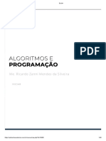 Curso - 222RGR0049A - ALGORITMOS E PROGRAMAÇÃO