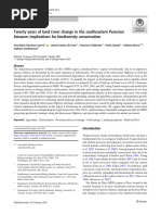 Twenty Years of Land Cover Change in The Southeastern Peruvian Amazon - Implications For Biodiversity Conservation PDF