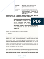 Apersonamiento (Demandado)