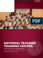 UP Manila Brochures 2019-National Teacher Training Center For The Health Professions PDF