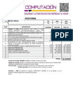 Proforma Camaras Incos 22 Camaras 1 NVR PDF