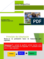 Treinamento Desportivo Princ. Da ADAPTAÇÃO