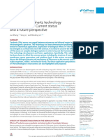 Advances of Terahertz Technology in Neuroscience Current Status 2021 IScie