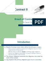 Unit Iii Breach of Contract Damages 1 PDF