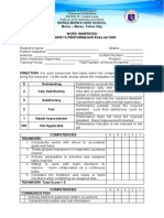 Evaluation Tool For Students Performance