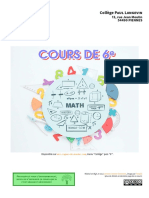 Cours 6 Eme 2020