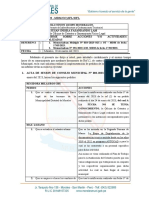 Informe N°0177 - Memo Sesion de Consejo