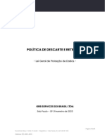 Política de Descarte e Retenção PDF