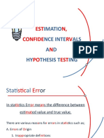 Hypothesis Testing