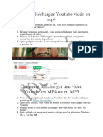 Comment Télécharger Youtube Vidéo en mp4