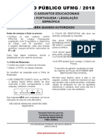 Tecnico em Assuntos Educacionais Prova 2018 PDF