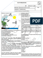 Avaliação Geografia 2º Ano - 3º Bimestre A e C