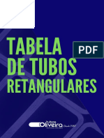 Tabela de Tubos Retangulares