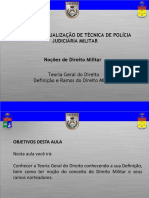 Noção de Direito Militar - Unidade I