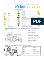 Children S Day Activity Worksheet