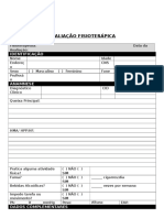 Ficha de Avaliacao Fisioterapia Geral PDF